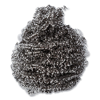 AmerCareRoyal® Regular Stainless Steel Sponge, Polybagged, 1.50 oz, 12 PK, 144/CT (RPPS730)