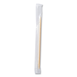 AmerCareRoyal® Cello-Wrapped Round Wood Toothpicks, 2 1/2", Natural, 1000/Box, 15 Boxes/Carton (RPPRIW15)