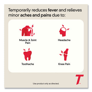 Tylenol® Extra Strength Caplets, Two-Pack, 50 Packs/Box (MCL44910) (MCL44910)
