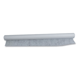 Tablemate® Linen-Soft Non-Woven Polyester Banquet Roll, Cut-To-Fit, 40" x 50ft, White (TBLLS4050WH)
