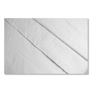 Tablemate® Table Set Poly Tissue Table Cover, 54 x 108, White, 6/Pack (TBLPT549WH)