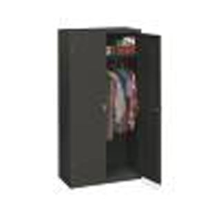 HON® Assembled Storage Cabinet, 36w x 18 1/8d x 71 3/4h, Charcoal (HONSC1872S)