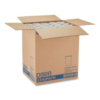 Dixie® Pathways Paper Hot Cups, 12oz, 1000/Carton (DIX2342PATH)