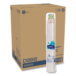 Dixie® Hot Cups, Paper, 12oz, Coffee Dreams Design, 1000/Carton (DIX5342CD)