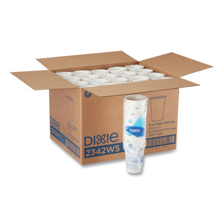 Dixie® Pathways Paper Hot Cups, 12 oz, 25/Bag, 20 Bags/Carton (DXE2342WSCT)