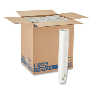 Dixie® Pathways Paper Hot Cups, 12oz, 1000/Carton (DIX2342PATH)