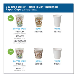 Dixie® Hot Cups, Paper, 16oz, Coffee Dreams Design, 500/Carton (DXE5356DX)