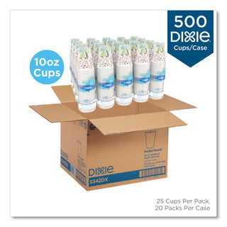Dixie® Hot Cups, Paper, 10oz, Coffee Dreams Design, 500/Carton (DXE5310DX)
