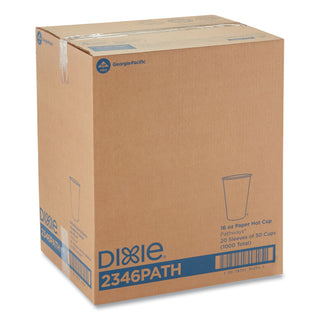Dixie® Pathways Paper Hot Cups, 16oz, 20/Pack (DXE2346PATHPK)
