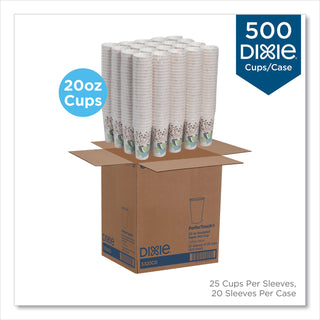 Dixie® Hot Cups, Paper, 20oz, Coffee Dreams Design, 25/Pack, 20 Packs/Carton (DXE5320CD) (DXE5320CD)