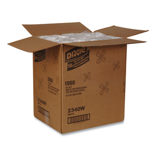 Dixie® Paper Cups, Hot, 10oz, White, 20/Carton (DIX2340W)