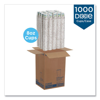 Dixie® PerfecTouch Hot Cups, 8 fl oz, 1000/Carton, Multi, Paper, Hot Food, Cold Food, Coffee (DXE5338CDWR)