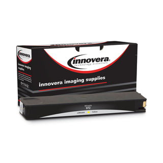 Innovera® Remanufactured Yellow Ink, Replacement for HP 972 (L0R92AN), 3,000 Page-Yield (IVRL0R92AN)