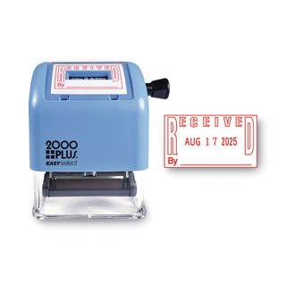 Cosco® ES Dater, RECEIVED + Date, 1 x 1.81, Red (COS011092)