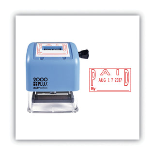 Cosco® ES Dater, PAID + Date, 1 x 1.81, Red (COS011093)