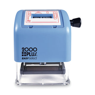 Cosco® ES Dater, PAID + Date, 1 x 1.81, Red (COS011093)