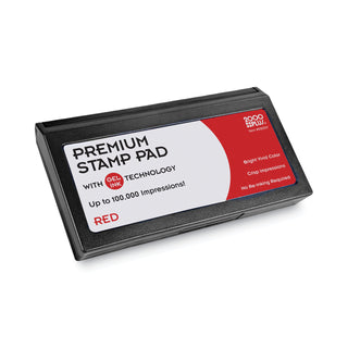 Cosco® Microgel Stamp Pad for 2000 PLUS, 3 1/8 x 6 1/6, Red (COS030257)