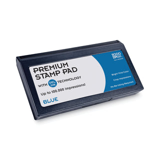 Cosco® Microgel Stamp Pad for 2000 PLUS, 3 1/8 x 6 1/6, Blue (COS030258)