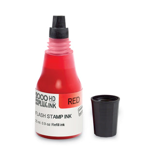 Cosco® Pre-Ink High Definition Refill Ink, Red, 0.9 oz. Bottle (COS033958)