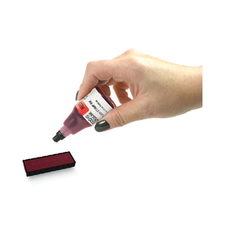 Cosco® Pre-Ink High Definition Refill Ink, Red, 0.9 oz. Bottle (COS033958)