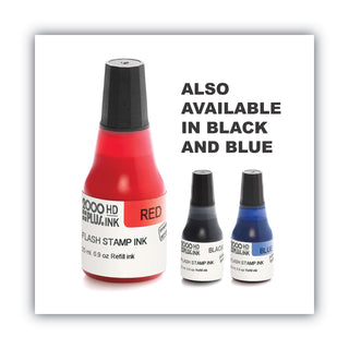 Cosco® Pre-Ink High Definition Refill Ink, Red, 0.9 oz. Bottle (COS033958)