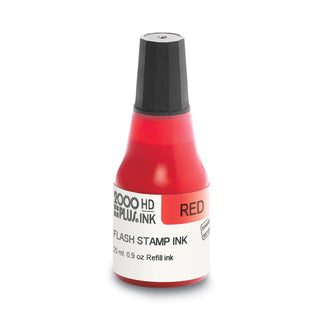 Cosco® Pre-Ink High Definition Refill Ink, Red, 0.9 oz. Bottle (COS033958)