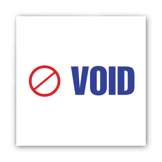 ACCUSTAMP2® Pre-Inked Shutter Stamp, Red/Blue, VOID, 1 5/8 x 1/2 (COS035539)