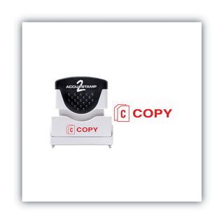 ACCUSTAMP2® Pre-Inked Shutter Stamp, Red, COPY, 1 5/8 x 1/2 (COS035594)