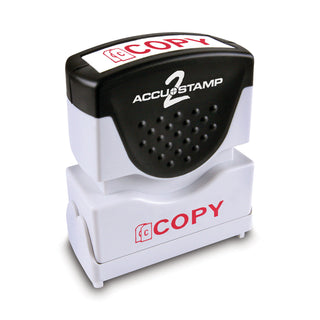 ACCUSTAMP2® Pre-Inked Shutter Stamp, Red, COPY, 1 5/8 x 1/2 (COS035594)