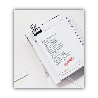 ACCUSTAMP2® Pre-Inked Shutter Stamp, Red, SCANNED, 1 5/8 x 1/2 (COS035605)