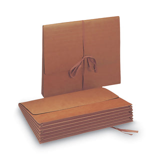 Smead™ Redrope Expanding Wallets, 5.25" Expansion, 1 Section, Letter Size, Redrope (SMD71073)