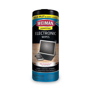 WEIMAN® E-tronic Wipes, 7 x 8, 30/Canister (WMN93A)