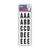 Cosco® Letters, Numbers & Symbols, Adhesive, 2", Black, 84 Characters (COS098131)