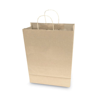 Cosco® Premium Shopping Bag, 12" x 17", Brown Kraft, 50/Box (COS091566)