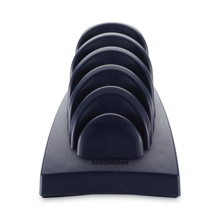 Kensington® InSight Priority Puck Five-Slot Desktop Copyholder, Plastic, Dark Blue/Gray (KMW62061)