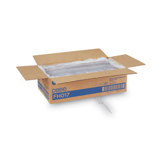 Dixie® Plastic Cutlery, Forks, Heavyweight, Clear, 1,000/Carton (DIXFH017)