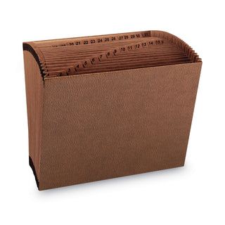 Smead™ TUFF Expanding Files, 31 Sections, 1/31-Cut Tab, Letter Size, Redrope (SMD70467)