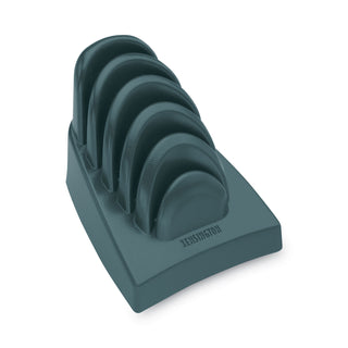 Kensington® InSight Priority Puck Five-Slot Desktop Copyholder, Plastic, Dark Blue/Gray (KMW62061)