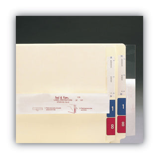 Smead™ Seal & View File Folder Label Protector, Clear Laminate, 8 x 1-11/16, 100/Pack (SMD67608)