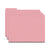 Smead™ Interior File Folders, 1/3-Cut Tabs, Letter Size, Pink, 100/Box (SMD10263)