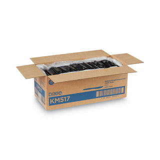 Dixie® Plastic Cutlery, Heavy Mediumweight Knives, Black, 1000/Carton (DIXKM517)