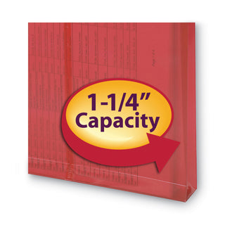 Smead™ Poly String and Button Interoffice Envelopes, String and Button Closure, 9.75 x 11.63, Transparent Red, 5/Pack (SMD89547)