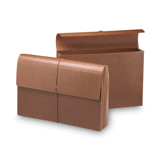 Smead™ Classic Expanding Wallets w/ Tear-Resistant Gussets, 3.5" Expansion, 1 Section, Legal Size, Redrope (SMD71456)