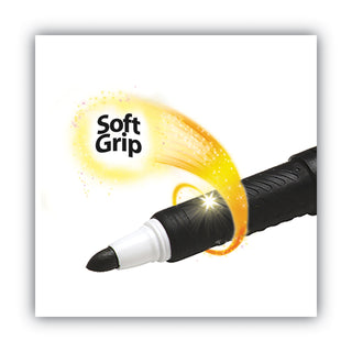 BIC® Intensity Low Odor Dry Erase Marker, Fine Bullet Tip, Black, Dozen (BICGDE11BK)