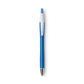 BIC® Atlantis Exact Retractable Ballpoint Pen, Fine 0.7mm, Blue Ink/Barrel, Dozen (BICVCGN11BE)