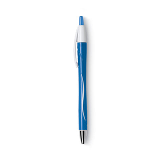 BIC® Atlantis Exact Retractable Ballpoint Pen, Fine 0.7mm, Blue Ink/Barrel, Dozen (BICVCGN11BE)