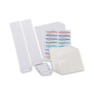 Smead™ Viewables Hanging Folder Tab and Label Bulk Pack Refill, 1/3-Cut Tabs, Assorted Colors, 3.5" Wide, 100/Box (SMD64910)