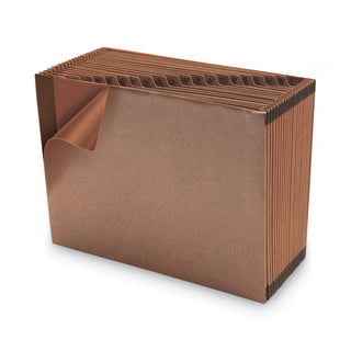 Smead™ TUFF Expanding Files, 21 Sections, 1/21-Cut Tab, Letter Size, Redrope (SMD70425)