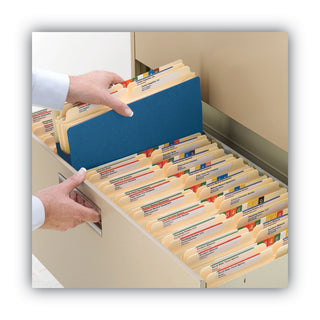 Smead™ Colored File Pockets, 3.5" Expansion, Letter Size, Blue (SMD73225)