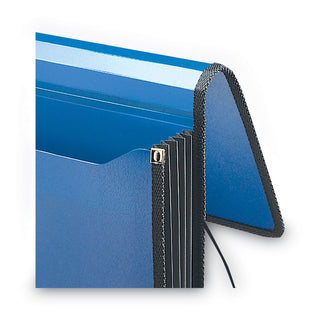 Smead™ Poly Premium Wallets, 5.25" Expansion, 1 Section, Letter Size, Navy Blue (SMD71503)